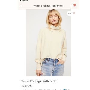 NWT Free People Turtleneck